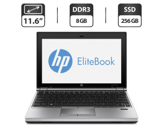 БУ Нетбук Б-класс HP EliteBook 2170p / 11.6&quot; (1366x768) TN / Intel Core i7-3687U (2 (4) ядра по 2.1 - 3.3 GHz) / 8 GB DDR3 / 256 GB SSD / Intel HD Graphics 4000 / WebCam / VGA из Европы в Днепре