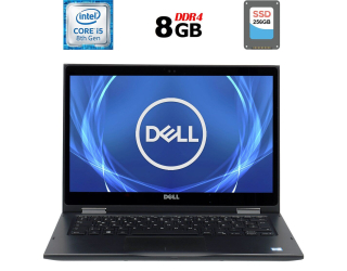 БУ Ноутбук-трансформер Б-класс Dell Latitude 3390 2-in-1 / 13.3&quot; (1920x1080) IPS Touch / Intel Core i5-8250U (4 (8) ядра по 1.6 - 3.4 GHz) / 8 GB DDR4 / 256 GB SSD / Intel UHD Graphics 620 / WebCam / USB 3.1 / HDMI / Windows 10 лицензия из Европы в Днепре