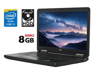 БУ Ноутбук Dell Latitude E5540 / 15.6&quot; (1366x768) TN / Intel Core i3-4030U (2 (4) ядра по 1.9 GHz) / 8 GB DDR3 / 500 Gb HDD / Intel HD Graphics 4400 / WebCam / HDMI из Европы в Дніпрі