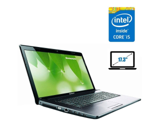 БУ Ноутбук Lenovo G780 / 17.3&quot; (1600x900) TN / Intel Core i5-3230M (2 (4) ядра по 2.6 - 3.2 GHz) / 4 GB DDR3 / 120 GB SSD / Intel HD Graphics 4000 / WebCam из Европы в Дніпрі