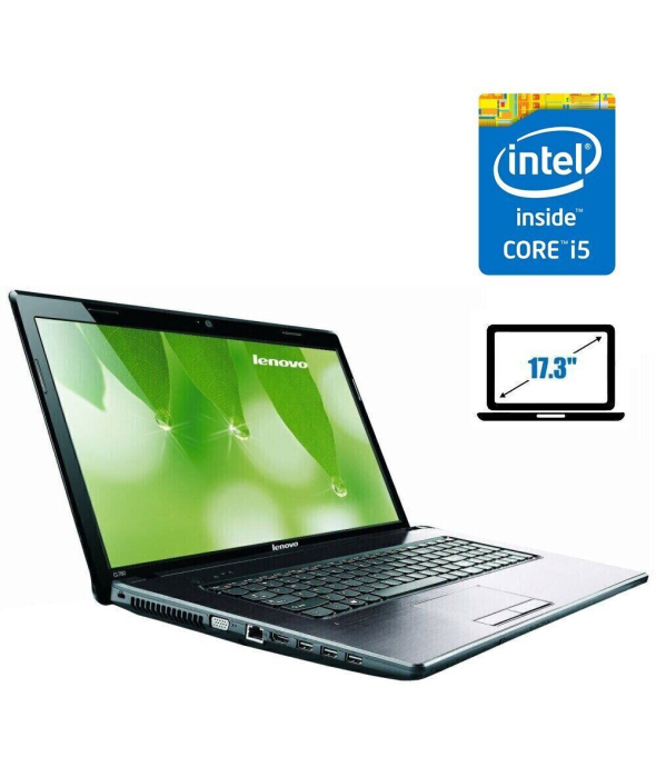 Ноутбук Lenovo G780 / 17.3&quot; (1600x900) TN / Intel Core i5-3230M (2 (4) ядра по 2.6 - 3.2 GHz) / 4 GB DDR3 / 120 GB SSD / Intel HD Graphics 4000 / WebCam - 1