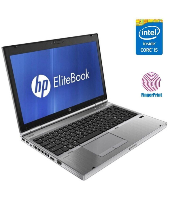 Ноутбук Б-класс HP EliteBook 8560p / 15.6&quot; (1366x768) TN / Intel Core i5-2450M (2 (4) ядра по 2.5 - 3.1 GHz) / 4 GB DDR3 / 320 GB HDD / AMD Radeon HD 7430M, 1 GB DDR3, 64-bit / WebCam - 1