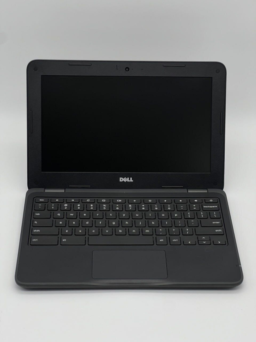 Нетбук Dell Chromebook 11-3180/ 11.6 &quot; (1366x768) TN / Intel Celeron N3060 (2 ядра по 1.6 - 2.48 GHz) / 4 GB DDR3 / 16 GB eMMC / Intel HD Graphics 500 / WebCam / Chrome OS - 2
