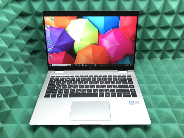 Ноутбук-трансформер Б-клас HP EliteBook x360 1040 G5 / 14&quot; (1920x1080) IPS Touch / Intel Core i5 - 8350U (4 (8) ядра по 1.7-3.6 GHz) / 8 GB DDR4 / 256 GB SSD M. 2 / Intel UHD Graphics 620 / WebCam / Fingerprint / USB 3.1 / HDMI - 2