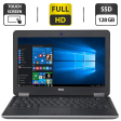 Нетбук Б-клас Dell Latitude E7240 / 12.5" (1920x1080) IPS Touch / Intel Core i7 - 4600U (2 (4) ядра по 2.1-3.3 GHz) / 8 GB DDR3 / 128 GB SSD / Intel HD Graphics 4400 / WebCam / HDMI - 1