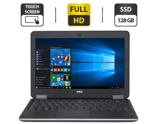 БУ Нетбук Б-клас Dell Latitude E7240 / 12.5&quot; (1920x1080) IPS Touch / Intel Core i7 - 4600U (2 (4) ядра по 2.1-3.3 GHz) / 8 GB DDR3 / 128 GB SSD / Intel HD Graphics 4400 / WebCam / HDMI из Европы в Дніпрі