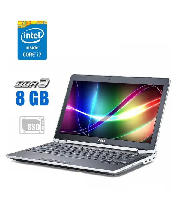 Нетбук Б-клас Dell Latitude E6230 / 12.5&quot; (1366x768) TN / Intel Core i7-3540M (2 (4) ядра по 3.0 - 3.7 GHz) / 8 GB DDR3 / 256 GB SSD / Intel HD Graphics 4000 - 1