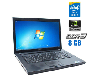 БУ Ноутбук Dell Vostro 3500 / 15.6&quot; (1366x768) TN / Intel Core i5-520M (2 (4) ядра по 2.4 - 2.93 GHz) / 8 GB DDR3 / 256 GB SSD / nVidia GeForce 310M, 512 MB DDR3, 64-bit / WebCam / АКБ не тримає из Европы в Дніпрі