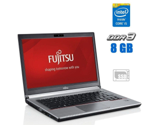 БУ Ноутбук Fujitsu LifeBook E734 / 13.3&quot; (1366x768) TN / Intel Core i5-4300M (2 (4) ядра по 2.6 - 3.3 GHz) / 8 GB DDR3 / 128 GB SSD / Intel HD Graphics 4600 / WebCam / Windows 10 Pro из Европы в Днепре