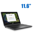 Нетбук Dell Chromebook 11-3189 / 11.6" (1366x768) IPS Touch / Intel Celeron N3060 (2 ядра по 1.6 - 2.48 GHz) / 4 GB DDR3 / 16 GB eMMC / Intel HD Graphics 500 / WebCam / Chrome OS - 1