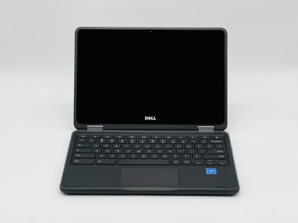 Нетбук Dell Chromebook 11-3189 / 11.6&quot; (1366x768) IPS Touch / Intel Celeron N3060 (2 ядра по 1.6 - 2.48 GHz) / 4 GB DDR3 / 16 GB eMMC / Intel HD Graphics 500 / WebCam / Chrome OS - 2