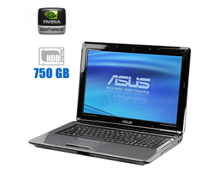 БУ Ноутбук Б-клас Asus Pro 76s/ 17.3 &quot; (1600x900) TN / Intel Pentium T3400 (2 ядра по 2.16 GHz) / 4 GB DDR2 / 750 GB HDD / nVidia GeForce 9300M GS, 512 MB GDDR2, 64-bit / WebCam из Европы в Дніпрі
