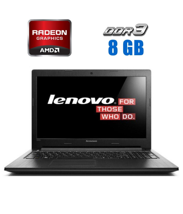 Ноутбук Б-клас Lenovo G500 / 15.6&quot; (1366x768) TN / Intel Core i3-3110M (2 (4) ядра по 2.4 GHz) / 8 GB DDR3 / 256 GB SSD / AMD Radeon R5 M230, 1 GB DDR3, 64-bit / DVD-ROM - 1