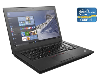 БУ Ноутбук Lenovo ThinkPad T470 / 14.1&quot; (1920x1080) TN / Intel Core i5-7300U (2 (4) ядра по 2.6 - 3.5 GHz) / 16 GB DDR4 / 128 GB SSD / Intel HD Graphics 620 / WebCam из Европы в Днепре