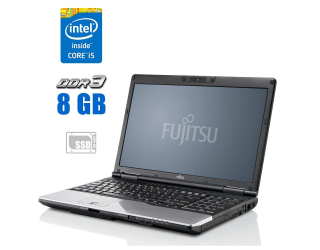 БУ Ноутбук Б-класс Fujitsu LifeBook E782 / 15.6&quot; (1366x768) TN / Intel Core i5-3320M (2 (4) ядра по 2.6 - 3.3 GHz) / 8 GB DDR3 / 120 GB SSD / Intel HD Graphics 4000 / WebCam из Европы в Днепре