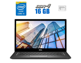 БУ Ноутбук Dell Latitude 7490 / 14&quot; (1920x1080) IPS Touch / Intel Core i5-8250U (4 (8) ядра по 1.6 - 3.4 GHz) / 16 GB DDR4 / 256 GB SSD / Intel UHD Graphics 620 / WebCam из Европы в Дніпрі