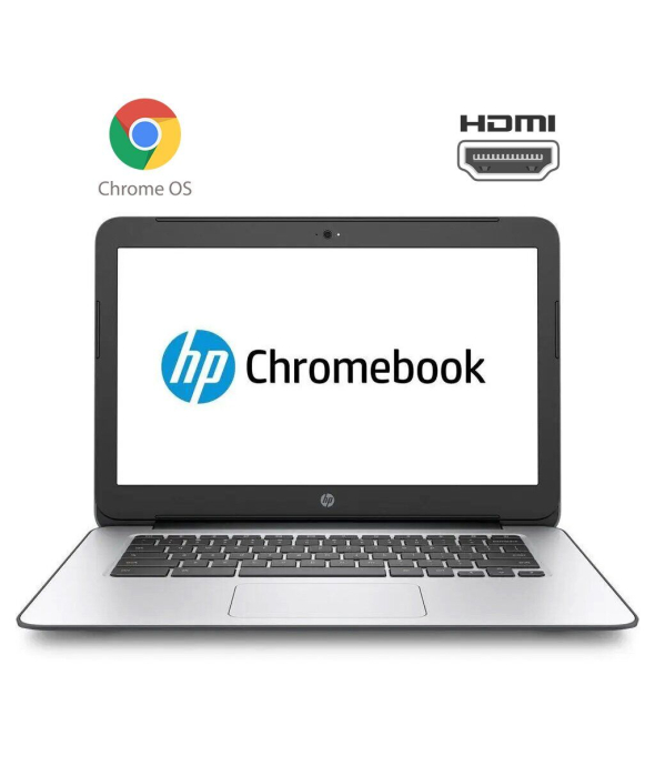 Хромбук HP Chromebook 14 G4 / 14&quot; (1366x768) TN / Intel Celeron N2840 (2 ядра по 2.16 - 2.58 GHz) / 4 GB DDR3 / 16 GB SSD / Intel HD Graphics / WebCam / USB 3.0 / HDMI - 1