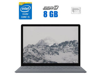 БУ Ультрабук Microsoft Surface Laptop 1769 / 13.5&quot; (2256x1504) IPS Touch / Intel Core i5-8250U (4 (8) ядра по 1.6 - 3.4 GHz) / 8 GB DDR3 / 240 GB SSD / Intel UHD Graphics 620 / WebCam  из Европы в Днепре