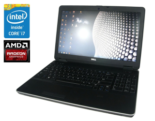 БУ Ігровий ноутбук Dell Latitude E6540/ 15.6 &quot; (1920x1080) TN / Intel Core i7-4800MQ (4 (8) ядра по 2.7 - 3.7 GHz) / 8 GB DDR3 / 256 GB SSD / AMD Radeon HD 8790M, 2 GB GDDR5, 128-bit / WebCam / DVD-ROM / Win 10 Pro из Европы