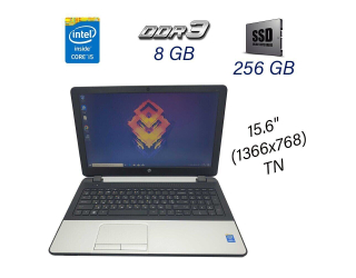 БУ Ноутбук HP 350 G1 / 15.6&quot; (1366x768) TN / Intel Core i5-4210U (2 (4) ядра по 1.7-2.7 GHz) / 8 GB DDR3 / 256 GB SSD / WebCam / Windows 10 PRO Lic из Европы в Дніпрі