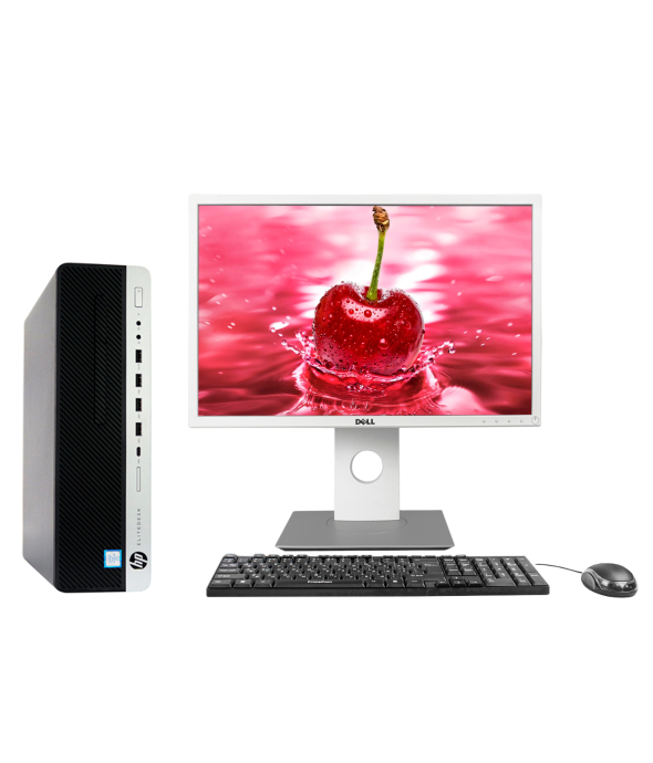 Комп'ютер HP EliteDesk 800 G3 SFF Intel Core i5-6500 8Gb RAM 480Gb SSD + Монітор 22&quot; Dell P2217WH 1680x1050 - 1