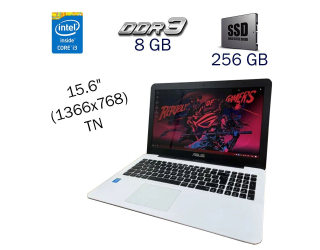 БУ Ноутбук Asus X555LJ / 15.6&quot; (1366x768) TN / Intel Core i3-5010U (2 (4) ядра по 2.1 GHz) / 8 GB DDR3 / 256 GB SSD / nVidia GeForce 920M, 2 GB DDR3, 64-bit / WebCam / Windows 10 PRO Lic из Европы в Днепре