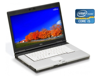 БУ Ноутбук Fujitsu LifeBook E780 / 15.6&quot; (1366x768) TN / Intel Core i5-520M (2 (4) ядра по 2.4 - 2.93 GHz) / 8 GB DDR3 / 128 GB SSD / Intel HD Graphics / WebCam / DVD-ROM / Win 10 Pro из Европы в Днепре
