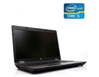 БУ Ноутбук HP ProBook 6550b / 15.6&quot; (1366x768) TN / Intel Core i5-520M (2 (4) ядра по 2.4 - 2.93 GHz) / 8 GB DDR3 / 256 GB SSD / Intel HD Graphics / WebCam  из Европы в Днепре