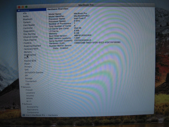 Ноутбук Apple MacBook Pro A1286 (2011) / 15.4&quot; (1440x900) TN / Intel Core i7-2635QM (4 (8) ядра по 2.0 - 2.9 GHz) / 8 GB DDR3 / 256 GB SSD / AMD Radeon HD 6490M, 256 MB GDDR5, 64-bit / WebCam - 12