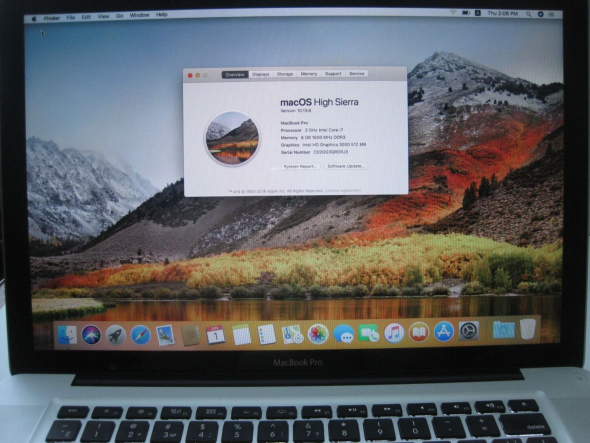 Ноутбук Apple MacBook Pro A1286 / 15.4&quot; (1440x900) TN / Intel Core i7-2635QM (4 (8) ядра по 2.0 - 2.9 GHz) / 8 GB DDR3 / 256 GB SSD / AMD Radeon HD 6490M, 256 MB GDDR5, 64-bit / WebCam - 8