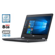 Ноутбук Б-клас Dell Latitude E5470 / 14" (1920x1080) IPS Touch / Intel Core i5 - 6300U (2 (4) ядра по 2.4-3.0 GHz) / 8 GB DDR4 / 240 GB SSD M. 2 / Intel HD Graphics 520 / WebCam / HDMI / Windows 10 ліцензія - 1