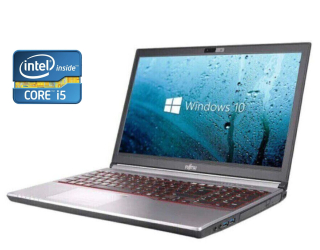 БУ Ноутбук Fujitsu LifeBook E754 / 15.6&quot; (1920x1080) IPS / Intel Core i5-4300M (2 (4) ядра по 2.6 - 3.3 GHz) / 16 GB DDR4 / 512 GB SSD / Intel HD Graphics 4600 / WebCam / Win 10 Pro из Европы в Днепре