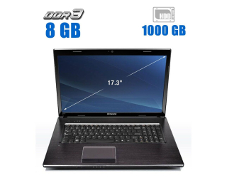 БУ Ноутбук Б-класс Lenovo G770 / 17.3&quot; (1600x900) TN / Intel Core i3-2350M (2 (4) ядра по 2.3 GHz) / 8 GB DDR3 / 1000 GB HDD / Intel HD Graphics 4000 / WebCam / Без АКБ из Европы в Днепре