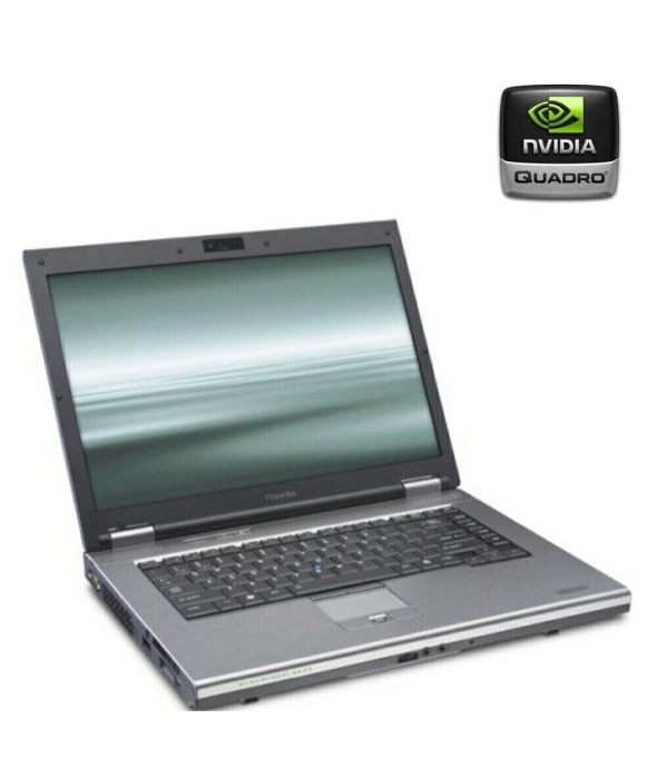 Ноутбук Б-класс Toshiba Tecra A10 / 15.4&quot; (1280x800) TN / Intel Core 2 Duo P8400 (2 ядра по 2.26 GHz) / 4 GB DDR2 / 120 GB SSD / nVidia Quadro NVS 150M, 256 MB DDR2, 64-bit / WebCam / DVD-ROM / Без АКБ - 1