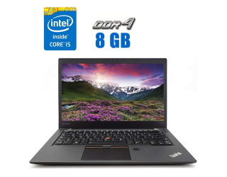 БУ Ультрабук Lenovo ThinkPad T470s / 14 &quot; (1920x1080) IPS / Intel Core i5-6300U (2 (4) ядра 2.4-3.0 GHz) / 8 GB DDR4 / 240 GB SSD / Intel HD Graphics 520 / WebCam / HDMI из Европы в Дніпрі