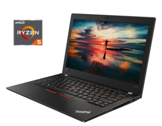 БУ Нетбук Lenovo ThinkPad A285 / 12.5&quot; (1366x768) TN / AMD Ryzen 5 PRO 2500U (4 (8) ядра по 2.0 - 3.6 GHz) / 8 GB DDR4 / 256 GB SSD / AMD Radeon Vega 8 / WebCam / Win 10 Pro из Европы в Днепре