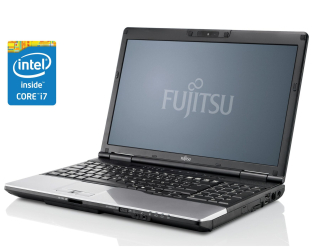 БУ Ноутбук Fujitsu LifeBook E782 / 15.6&quot; (1366x768) TN / Intel Core i7-3520M (2 (4) ядра по 2.9 - 3.6 GHz) / 8 GB DDR3 / 1000 GB SSD / Intel HD Graphics 4000 / Win 10 Pro / АКБ не тримає из Европы в Дніпрі