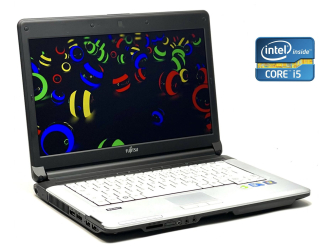 БУ Ноутбук Fujitsu LifeBook S710 / 14&quot; (1366x768) TN / Intel Core i5-520M (2 (4) ядра по 2.4 - 2.93 GHz) / 8 GB DDR3 / 128 GB SSD / Intel HD Graphics / WebCam / Win 10 Pro из Европы в Дніпрі