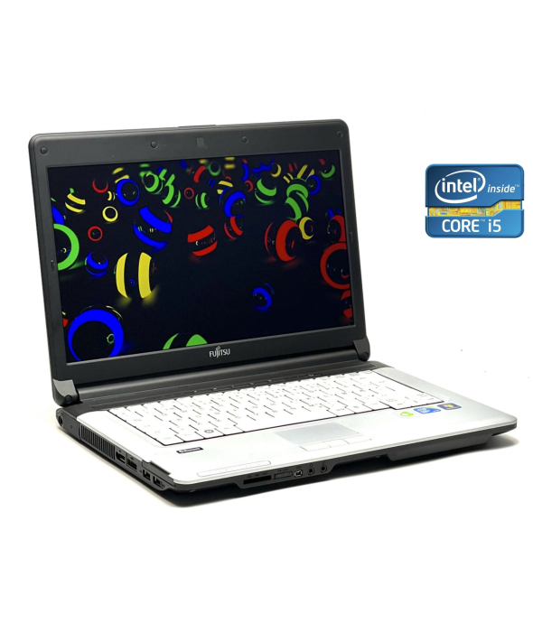 Ноутбук Fujitsu LifeBook S710 / 14&quot; (1366x768) TN / Intel Core i5-520M (2 (4) ядра по 2.4 - 2.93 GHz) / 8 GB DDR3 / 128 GB SSD / Intel HD Graphics / WebCam / Win 10 Pro - 1