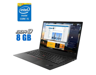 БУ Ультрабук Lenovo ThinkPad X1 Carbon G4/ 14 &quot; (1920x1080) IPS / Intel Core i5-6300U (2 (4) ядра по 2.4 - 3.0 GHz) / 8 GB DDR3 / 240 GB SSD / Intel HD Graphics 520 / WebCam из Европы в Дніпрі