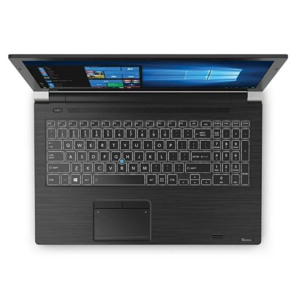 Ноутбук Toshiba Tecra A50D / 15.6&quot; (1920x1080) IPS / Intel Core i7-7500U (2 (4) ядра по 2.7 - 3.5 GHz) / 8 GB DDR4 / 240 GB SSD / Intel HD Graphics 620 / WebCam / DVD-ROM / Win 10 Pro - 3