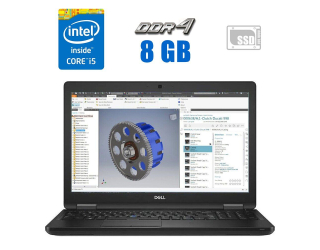 БУ Ноутбук Dell Precision 3530 / 15.6&quot; (1920x1080) IPS / Intel Core i5-8400H (4 (8) ядра по 2.5 - 4.2 GHz) / 8 GB DDR4 / 250 GB SSD / Intel UHD Graphics 630 / WebCam / HDMI из Европы