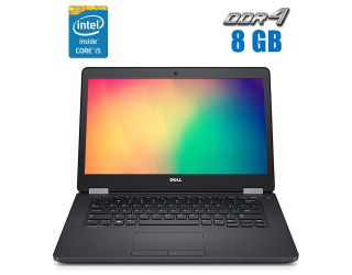 БУ Ультрабук Б-клас Dell Latitude E5470 / 14&quot; (1920x1080) WVA Touch / Intel Core i5-6440HQ (4 ядра по 2.6-3.5 GHz) / 8 GB DDR4 / 256 GB SSD / Intel HD Graphics 530 / WebCam / HDMI из Европы в Дніпрі