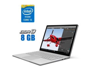 БУ Ультрабук Б-класс Microsoft Surface Book / 13.5&quot; (3000x2000) IPS Touch / Intel Core i5-6300U (2 (4) ядра по 2.4 - 3.0 GHz) / 8 GB DDR3 / 256 GB SSD M.2 / Intel HD Graphics 520 / WebCam из Европы в Днепре