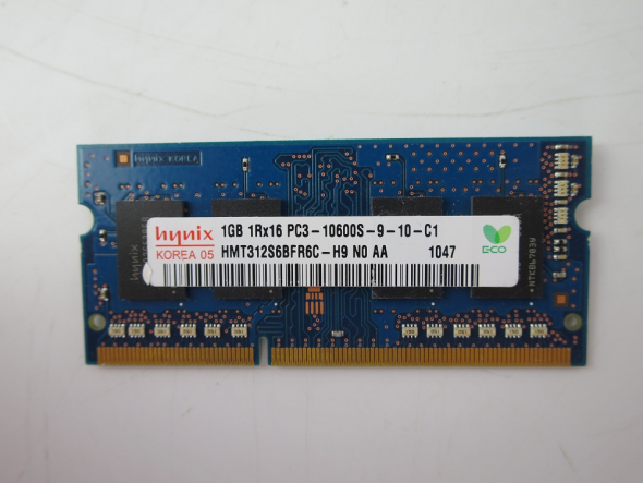 DDR3 1GB PC3 - 10600 SO DIMM ОПЕРАТИВНА ПАМ'ЯТЬ ДЛЯ НОУТБУКІВ - 4