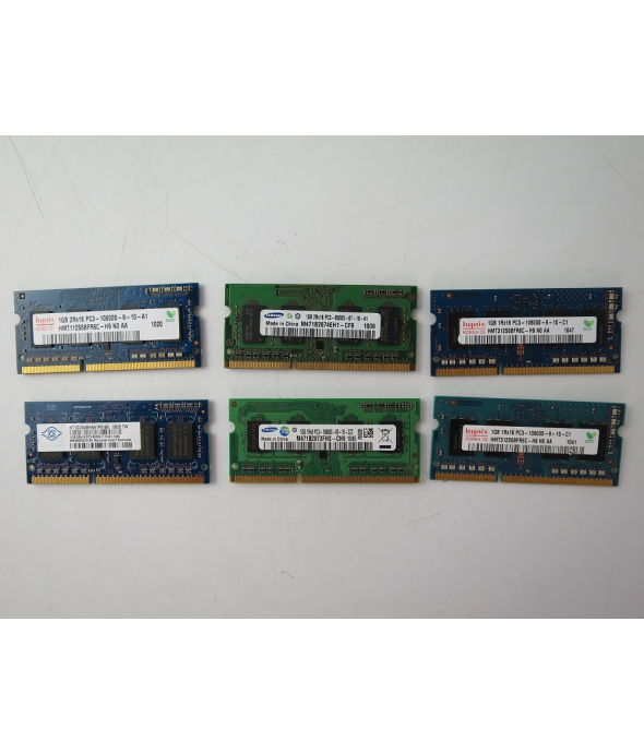 DDR3 1GB PC3 - 10600 SO DIMM ОПЕРАТИВНА ПАМ'ЯТЬ ДЛЯ НОУТБУКІВ - 1