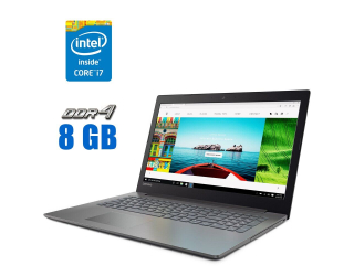 БУ Ноутбук Lenovo IdeaPad 320-15IKB / 15.6&quot; (1920x1080) TN / Intel Core i7-7500U (2 (4) ядра по 2.7 - 3.5 GHz) / 8 GB DDR4 / 256 GB SSD / Intel HD Graphics 620 / WebCam из Европы в Дніпрі
