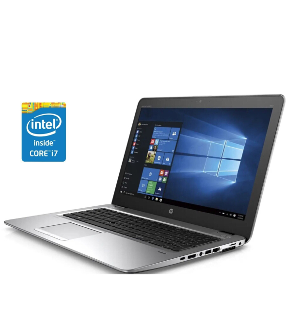 Ноутбук HP EliteBook 850 G3 / 15.6&quot; (1920x1080) TN / Intel Core i7-6600U (2 (4) ядра по 2.6 - 3.4 GHz) / 8 GB DDR4 / 256 GB SSD M. 2 / Intel HD Graphics 520 / WebCam - 1