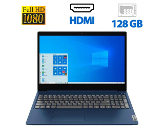 БУ Новый ноутбук Lenovo IdeaPad 3 15ITL05 / 15.6&quot; (1920x1080) TN / Intel Core i3-1115G4 (2 (4) ядра по 3.0 - 4.1 GHz) / 4 GB DDR4 / 128 GB SSD / Intel UHD Graphics 630 / WebCam из Европы в Днепре