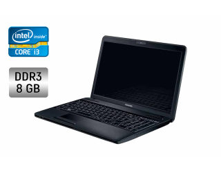 БУ Ноутбук Toshiba Satellite C660 / 15.6&quot; (1366x768) TN / Intel Core i3-380M (2 (4) ядра по 2.53 GHz) / 8 GB DDR3 / 128 GB SSD / Intel HD Graphics / WebCam / DVD-RW из Европы в Днепре
